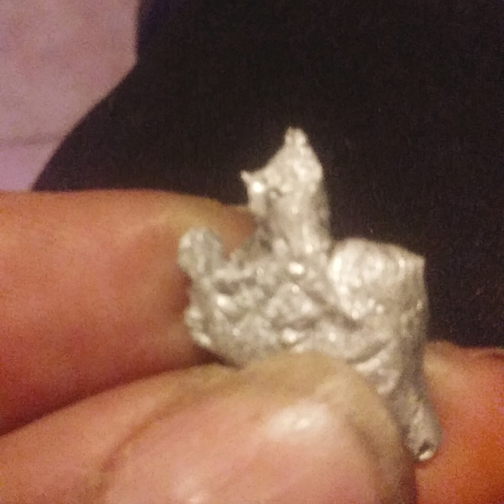 1 gram Mali lady White Gold Palladuim nugget